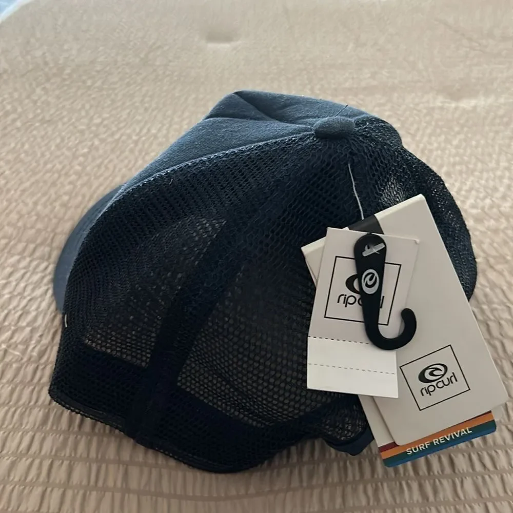 Rip curl new tags trucker hat with rainbow embroidered logo
